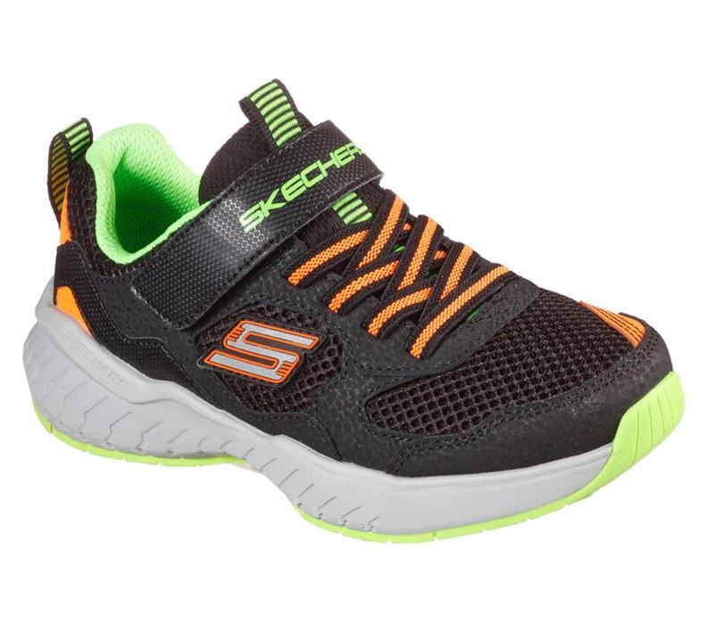 Skechers Pojkar Svarta/Grå Sneakers - Power Sonic - Anorzo - Sverige (AITJC-5689)